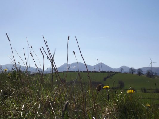 Birch Cottage has a fantastic view of the Mourne Mountains